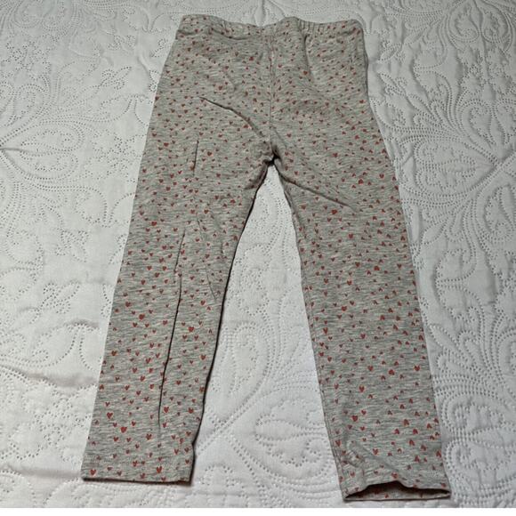 Gap Heart Print Leggings Size 3T - Picture 3 of 5